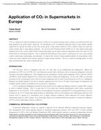 Application of CO2 in Supermarkets in Europe