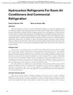 Hydrocarbon Refrigerants for Commercial Refrigeration and Room Air Conditioners