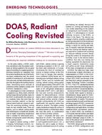 Emerging Technologies: DOAS, Radiant Cooling Revisited