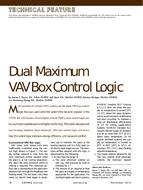 Dual Maximum VAV Box Control Logic