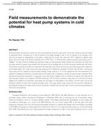 Field Measurements to Demonstrate the Potential for Heat Pump Systems