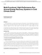 Multi-Functional, High-Performance Run Around Energy Recovery Systems in Cold Climate Zones