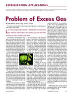 Refrigeration Applications: Problem of Excess Gas