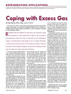 Refrigeration Applications: Coping With Excess Gas