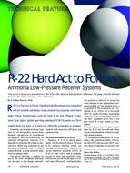 R-22 Hard Act to Follow: Ammonia Low-Pressure Receiver Systems