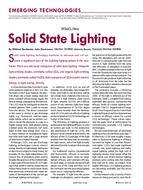 Emerging Technologies: Solid State Lighting