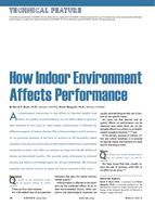 How Indoor Environment Affects Performance