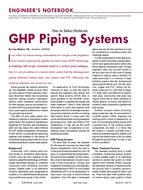 Engineer's Notebook: GHP Piping Systems