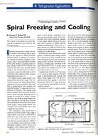 Spiral Freezing and Cooling: Producing Frozen Food