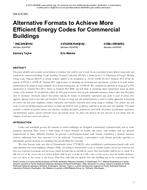 DA-13-C041 — Alternative Formats to Achieve More Efficient Energy Codes for Commercial Buildings