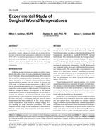 DA-13-009 — Experimental Study of Surgical Wound Temperatures