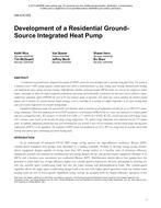 DA-13-C033 — Development of a Residential Ground-Source Integrated Heat Pump