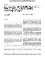 DA-13-001 — Understanding a Potential for Application of Phase-Change Materials (PCMs) in Building Envelopes