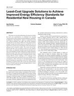 DA-13-021 — Least-Cost Upgrade Solutions to Achieve Improved Energy Efficiency Standards for Residential New Housing in Canada