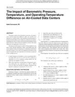 DA-13-016 — The Impact of Barometric Pressure, Temperature, and Operating Temperature Difference on Air-Cooled Data Centers