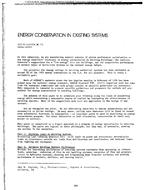 BO-75-02-1 — Energy Conservation in Existing Sytems