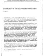 BO-2366 — Determination of Individual Preferred Temperatures