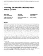 DE-13-C037 — Modeling Advanced Heat Pump Water Heater Systems