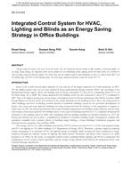 DE-13-C014 — Integrated Control System for HVAC, Lighting and Blinds As an Energy Saving Strategy in Office Building