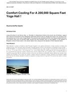 DE-13-C067 — Comfort Cooling for a 200,000 Square ft Yoga Hall