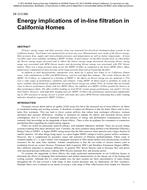 DE-13-C066 — Energy Implications of In-Line Filtration in California Homes