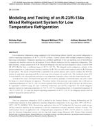 DE-13-C044 — Modeling and Testing of an R23/R-134a Mixed Refrigerant System for Low Temperature Refrigeration