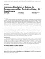 DE-13-C058 — Improving Simulation of Outside Air Economizer and Fan Control for Unitary Air Conditioners