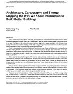 DE-13-C039 — Architecture, Cartography and Energy: Mapping the Way We Share Information to Build Better Buildings