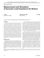 DE-13-037 — Measurement and Simulation of Acoustic Load Impedance for Boilers (RP-1517)