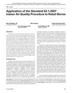 DE-13-024 — Investigation of Appropriate Ventilation Rates for Retail Stores