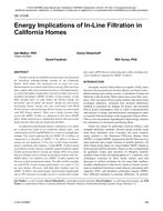 DE-13-036 — Energy Implications of In-line Filtration in California Homes