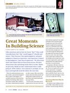 Building Sciences: Great Moments in Building Science