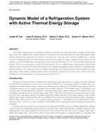 NY-14-C044 — Dynamic Model of a Refrigeration System with Active Thermal Energy Storage