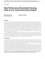 NY-14-C070 — High Performance Residential Housing Units at U.S. Coast Guard Base Kodiak