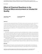 NY-14-C021 — Effect of Chemical Reactions in the Personal Micro-Environment on Inhaled Air Quality