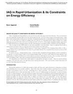 IAQ in Rapid Urbanizatin & its Constraints on Energy Efficiency