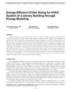 Energy-Efficient Chiller Sizing for HVAC System of a Library Building through Energy Modeling