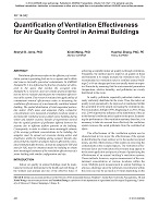 NY-14-042 — Quantification of Ventilation Effectiveness for Air Quality Control in Animal Buildings