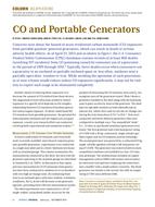 IAQ Applications: CO and Portable Generators