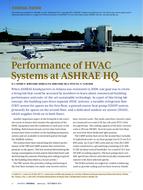 Performance of HVAC Systems at ASHRAE HQ, Part 1