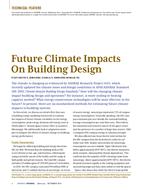 Future Climate Impacts on Building Design