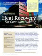 ASHRAE Technology Award: Heat Recovery for Canadian Building