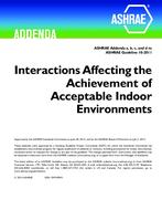 ASHRAE Guideline 10-2011 Addenda a, b, c, and d