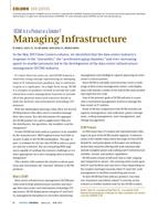 Data Centers: Managing Infrastructure