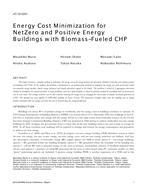 AT-15-C001 — Energy Cost Minimization for NetZero and Positive Energy Buildings with Biomass-Fueled CHP