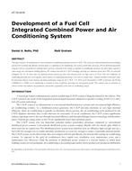 AT-15-C016 — Development of a Fuel Cell Integrated Combined Power and Air-Conditioning System