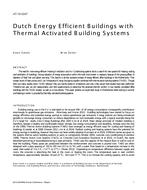 AT-15-C007 — Dutch Energy Efficient Buildings with Thermal Activated Building Systems