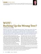 Building Sciences: WUFI: Barking Up the Wrong Tree?