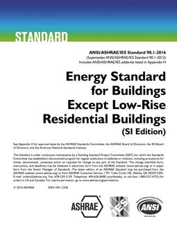 ASHRAE 90.1-2016 (SI)