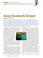 Refrigeration Applications: Keep Standards Simple